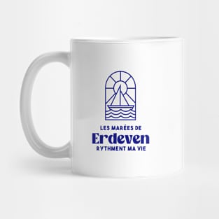 Erdeven the tides punctuate my life - Brittany Morbihan 56 Sea Holidays Beach Mug